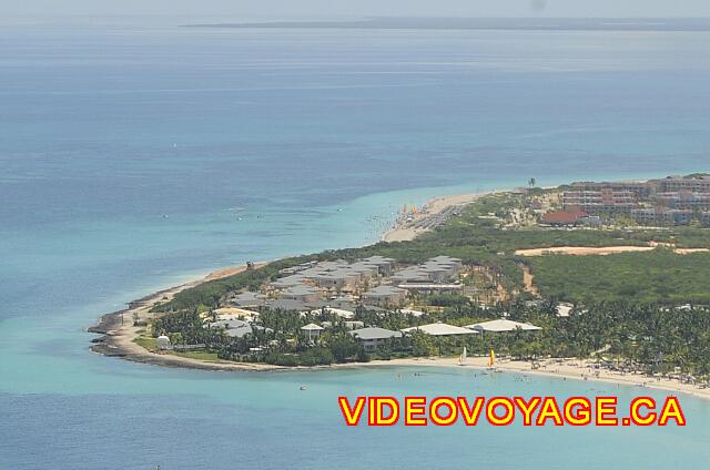 Cuba Varadero ROC Arenas Doradas La plage continue un peu plus loins pour finalement terminer à Cayo Libertad de l'hôtel Barcelo Marina Palace.