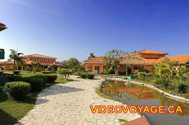 Cuba Varadero ROC Arenas Doradas The stream begins here, near the buffet restaurant and theater.