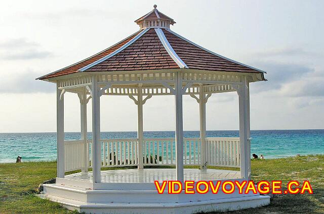 Cuba Varadero Solymar The gazebo for weddings on the edge of the sea in the western part of the site near the Sol y Arena restaurant.