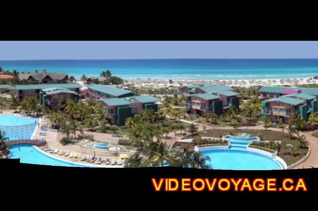 Cuba Varadero Solymar A panoramic view of the bungalows behind the main building.