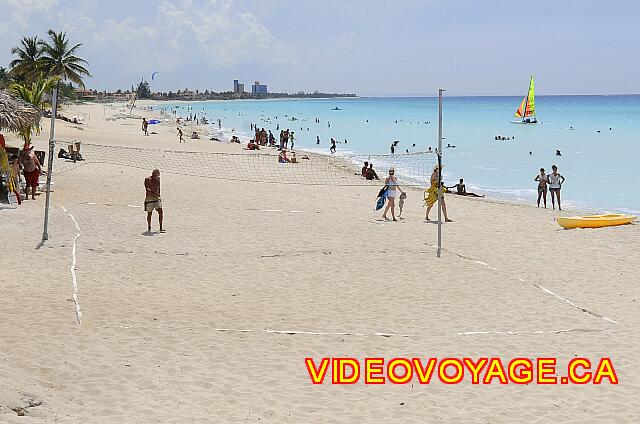 cuba Varadero ROC Barlovento Voleibol en la playa.