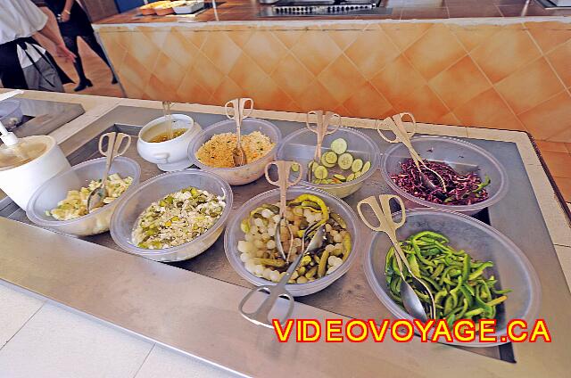 cuba Varadero ROC Barlovento Part of the salad bar.