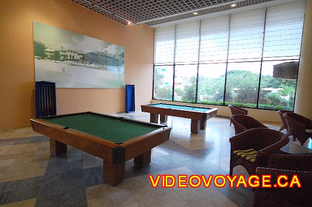 Cuba Varadero Breezes Bella Costa Pool tables in the lobby.