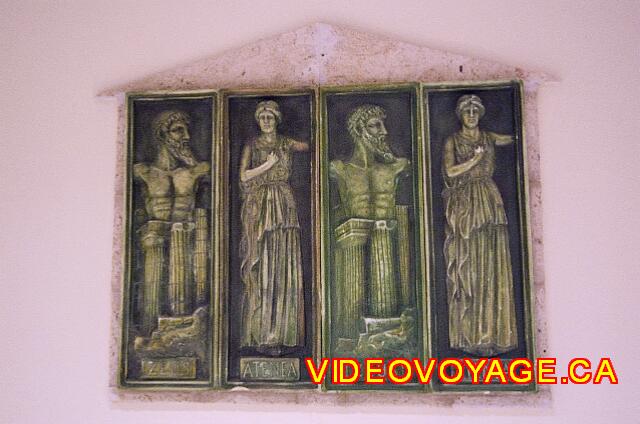 Cuba Varadero Breezes Varadero A decoration at the entrance to Italian restaurant.