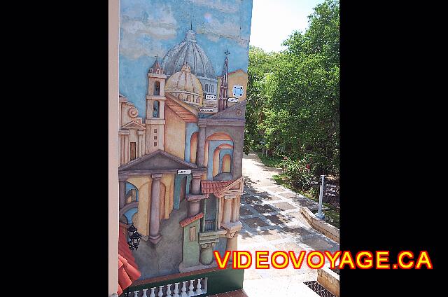 Cuba Varadero Breezes Varadero Une fresque sur un mur.