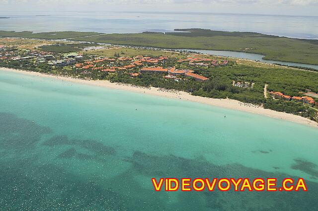 Cuba Varadero Brisas del Caribe Algae to more than 400 meters from the water's edge.