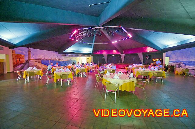 Cuba Varadero Brisas del Caribe The dark interior of the Las Brisas restaurant.