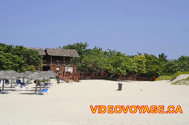 Cuba Varadero Club Amigo Aguas Azules The beach bar in the center under the trees ...