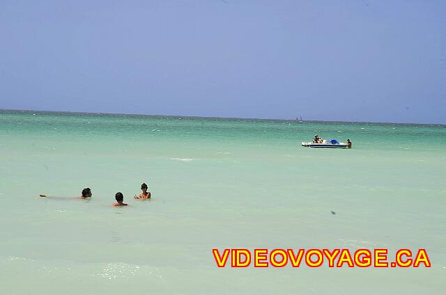 Cuba Varadero Club Amigo Aguas Azules Un agua transparente, se puede ver el fondo de varios metros de profundidad