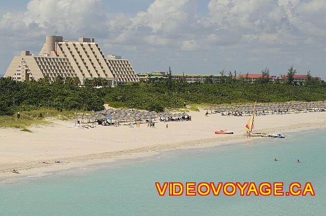 Cuba Varadero Club Amigo Aguas Azules We can see the tower of the hotel Blau is the neighboring hotel.