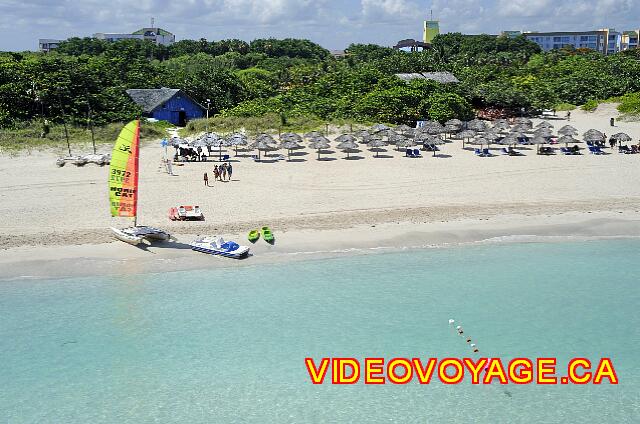 Cuba Varadero Club Amigo Aguas Azules A view perpendicular to the beach.