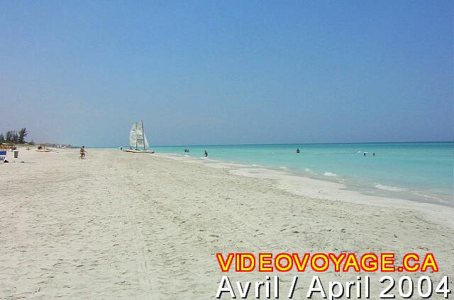 Cuba Varadero Club Amigo Aguas Azules The beach in 2004 was very similar.