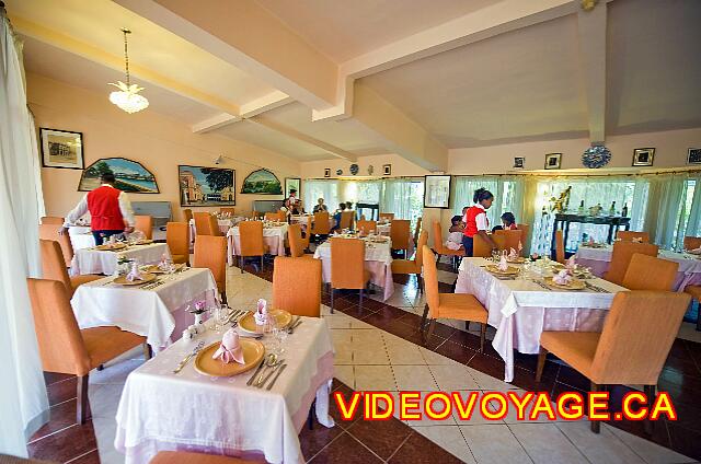 Cuba Varadero Club Amigo Aguas Azules The air-conditioned restaurant inside the map.