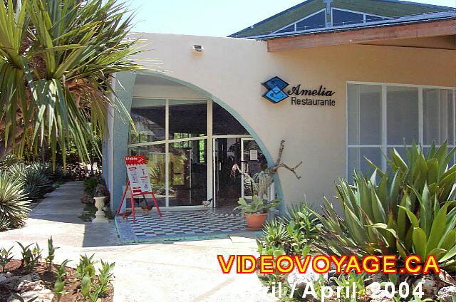 Cuba Varadero Club Amigo Aguas Azules The entrance to the restaurant Amelia in 2004, the section was reserved for the tour operator Lookea.