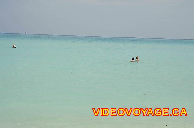 Cuba Varadero Hotel Club Tropical Étant un hôtel avec peu de chambre, la plage est tranquille la semaine.