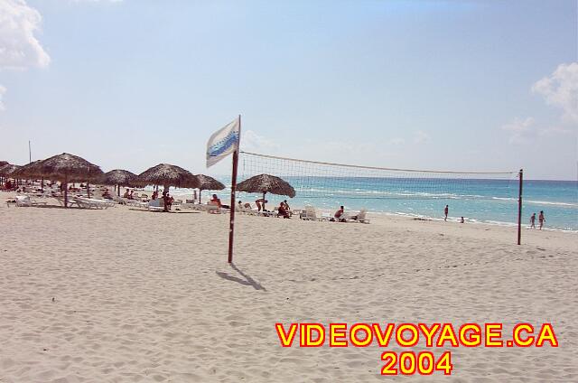 Cuba Varadero Starfish Cuatro Palmas Volleyball on the beach in 2004.