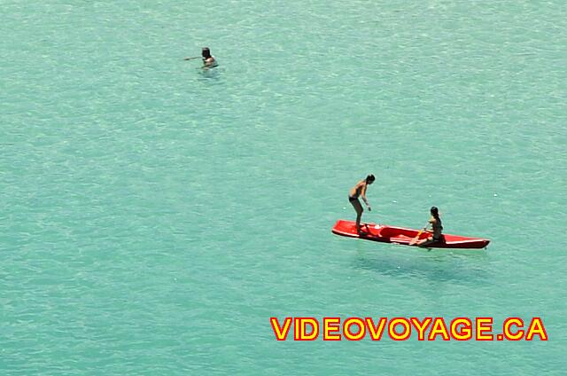 Cuba Varadero Starfish Cuatro Palmas Some practice kayaking in a different way ...