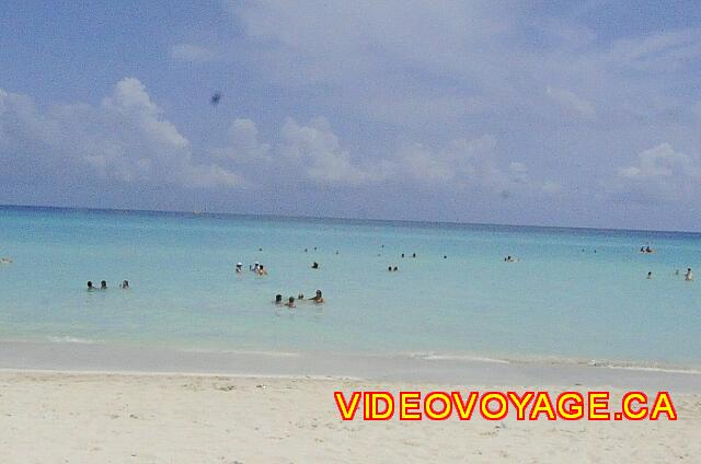 Cuba Varadero Starfish Cuatro Palmas Les baigneurs peuvent s'éloigner à une bonne distance du bord.