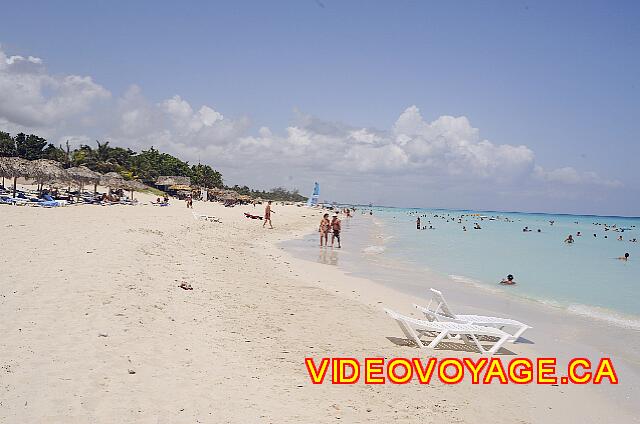 Cuba Varadero Starfish Cuatro Palmas La pente un peu abrupte a certains endroit, car la plage est moins profonde.