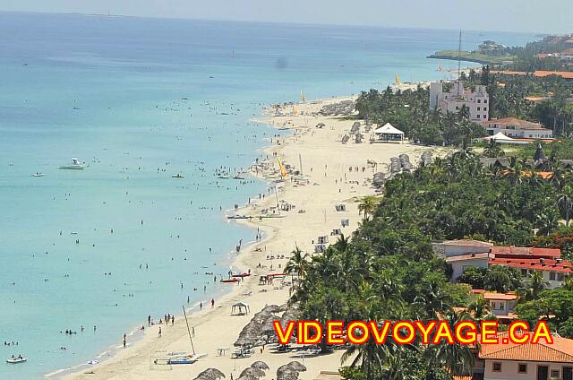 Cuba Varadero Starfish Cuatro Palmas Mucha gente en la playa.