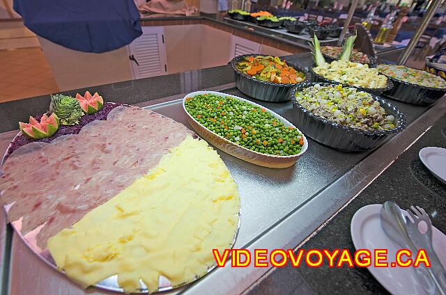 Cuba Varadero Starfish Cuatro Palmas Fromages, viandes froides et salades.