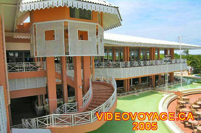 Cuba Varadero Royalton Hicacos Resort And Spa The main building with the buffet on the second level.