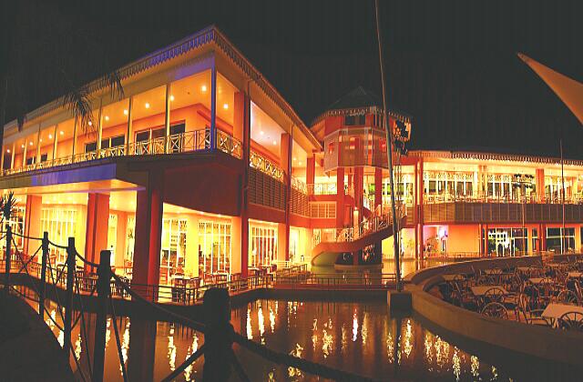 Cuba Varadero Royalton Hicacos Resort And Spa The main building is particularly beautiful at night.