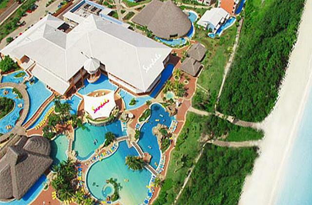 Cuba Varadero Royalton Hicacos Resort And Spa Un dessin du concept de l'hôtel avant la construction.