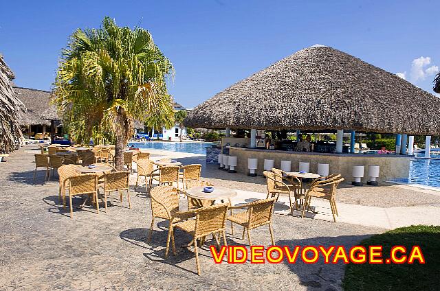 Cuba Varadero Iberostar Varadero Some tables on the pool deck.