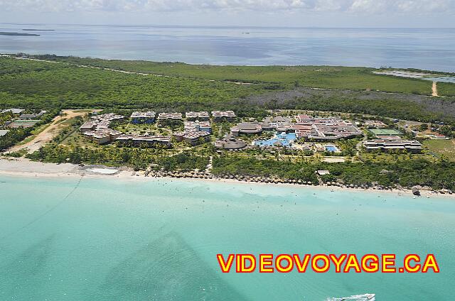 Cuba Varadero Iberostar Varadero Una fotografía aérea, mientras que la reconstrucción de la playa comenzó a la izquierda de la fotografía.