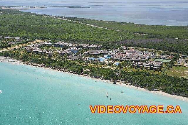 Cuba Varadero Iberostar Varadero Une vue aérienne de l'hôtel, de moyenne superficie.