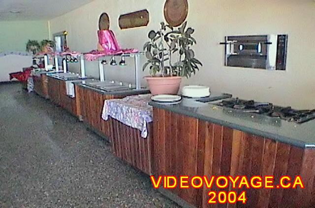 Cuba Varadero International La présentation du menu assez simple en 2004.