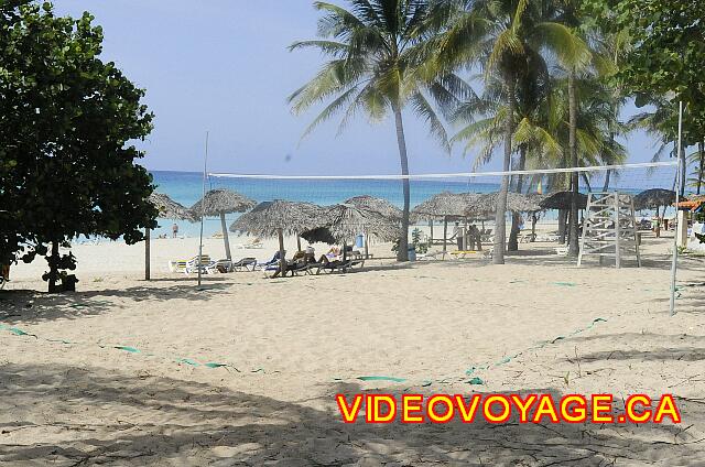 Cuba Varadero Hotel Club Kawama Du volleyball sur la plage.