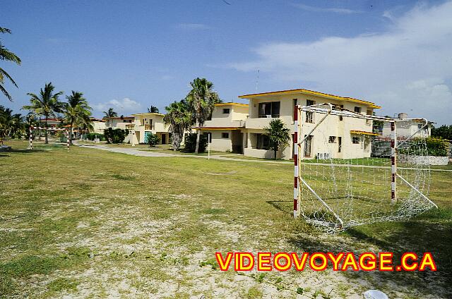 Cuba Varadero Hotel Club Kawama Un terrain de soccer près de la plage.