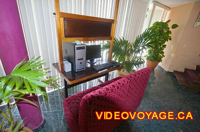 Cuba Varadero Hotel Club Kawama An internet station on the first floor of the building which houses the a la carte restaurant gran canal.