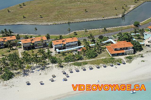 Cuba Varadero Hotel Club Kawama In the section to the west, a few buildings, the rooms without balcony.