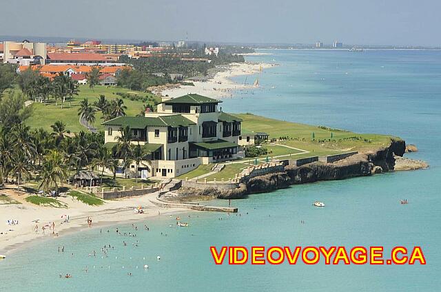 Cuba Varadero Las Americas The Xanadu home that seems to monitor the ocean.