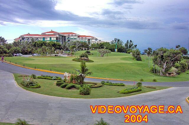 Cuba Varadero Las Americas A view of the hotel from the clubhouse of the golf course.