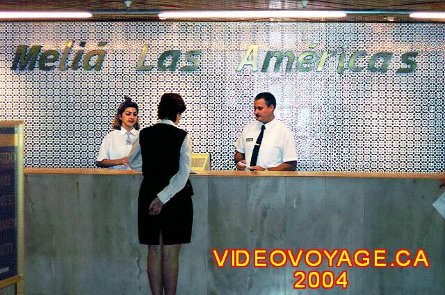 Cuba Varadero Las Americas La recepción.