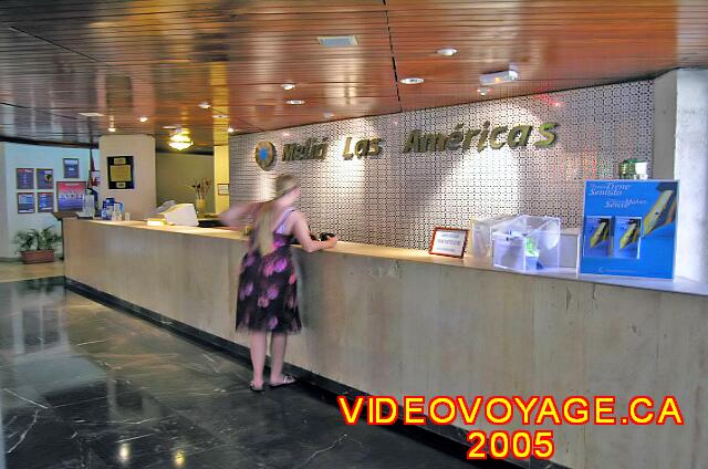 Cuba Varadero Las Americas La recepción en el año 2005.