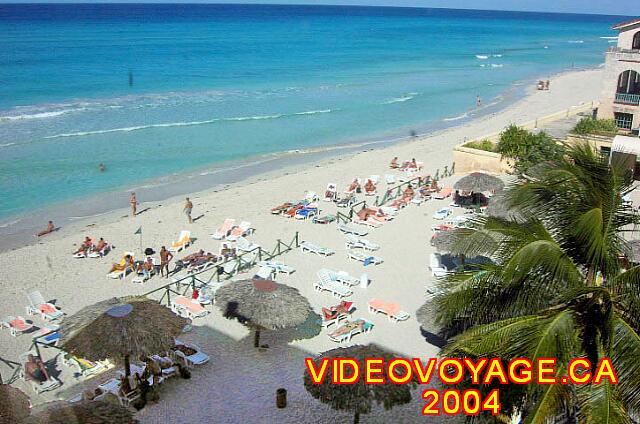 Cuba Varadero Club Los Delfines La plage en 2004 était moins profonde.