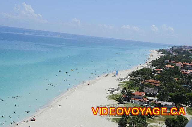 Cuba Varadero Club Los Delfines Vous pouvez marcher plusieurs kilomètres sur la plage vers l'est.