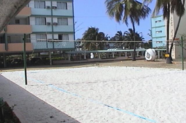 Cuba Varadero Mar del Sur Un terrain de volleyball.