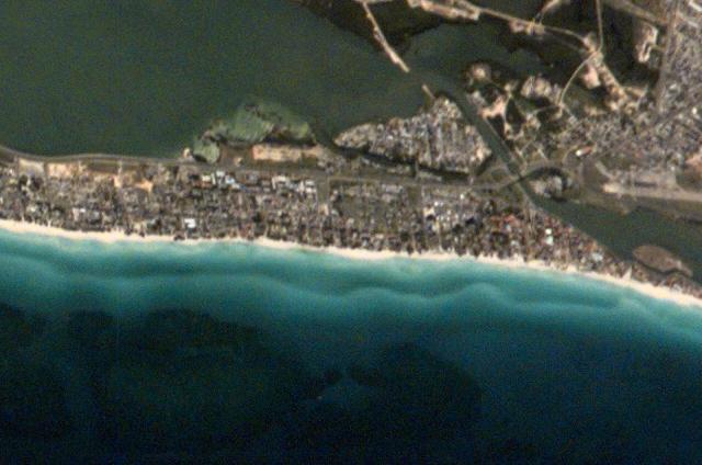 Cuba Varadero Mar del Sur Photographie satellite.