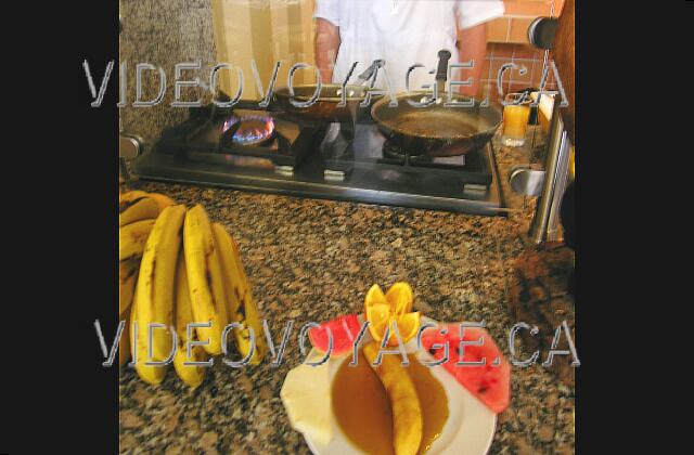 Cuba Varadero Blau Marina Varadero Un banane flambé avec une excellent sauce sucré!