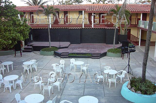 Cuba Varadero Oasis Islazul Some tables goshawks stage.