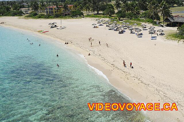 Cuba Varadero Oasis Islazul A portion of the bottom of the ocean with lots of rock and reef, not conducive to swimming.