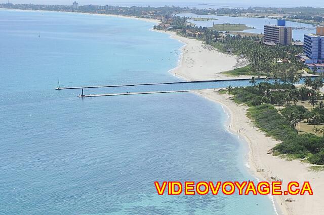 Cuba Varadero Oasis Islazul The marina entrance cut the beach ...