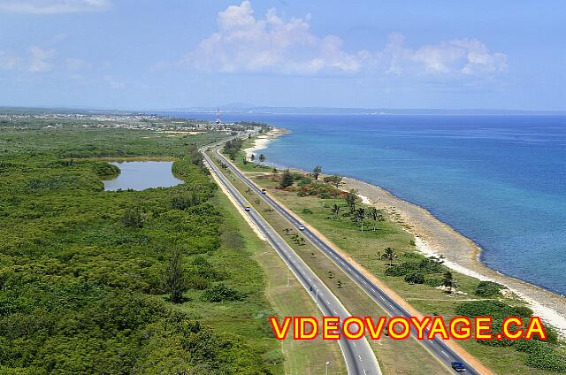 Cuba Varadero Oasis Islazul In the background the city of Matanzas.