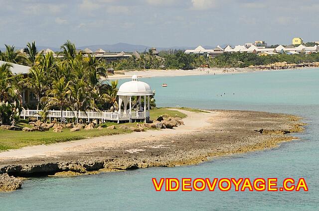 Cuba Varadero Paradisus Varadero The beautiful gazebo on the edge of the ocean.
